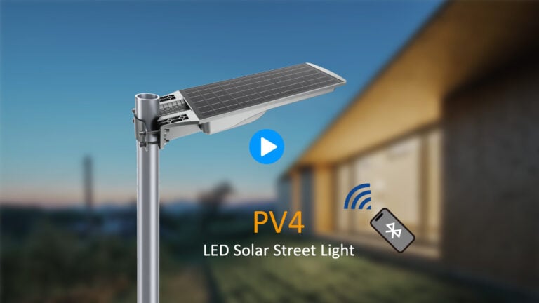 Series PV4 Integrated Solar Street Light