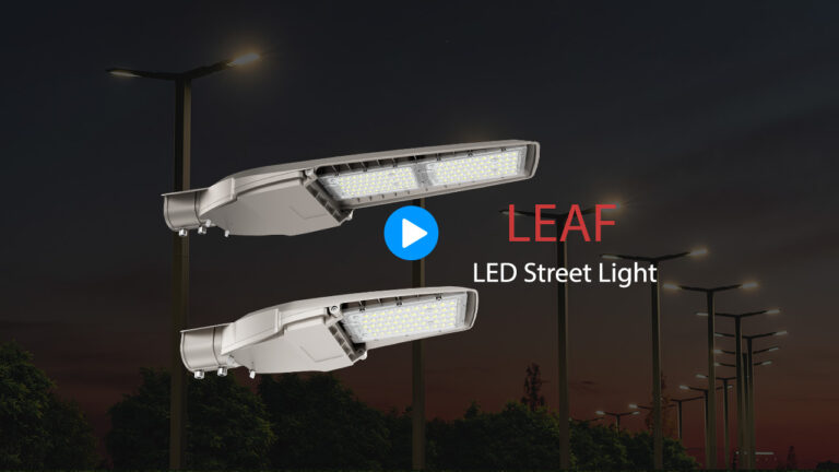 Leaf Modern LED Street Light Fixtures