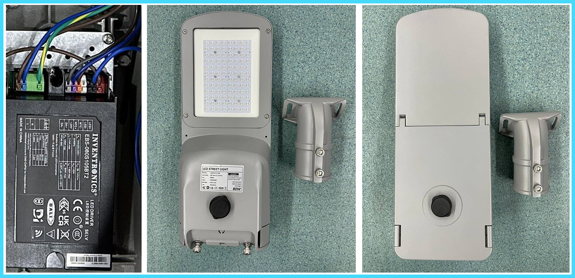 ZGSM street lights with D4i LED driver and Zhaga socket