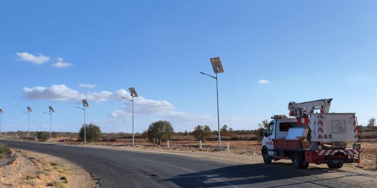 Smart solar street lighting With Zhaga Socket and LoRaWAN