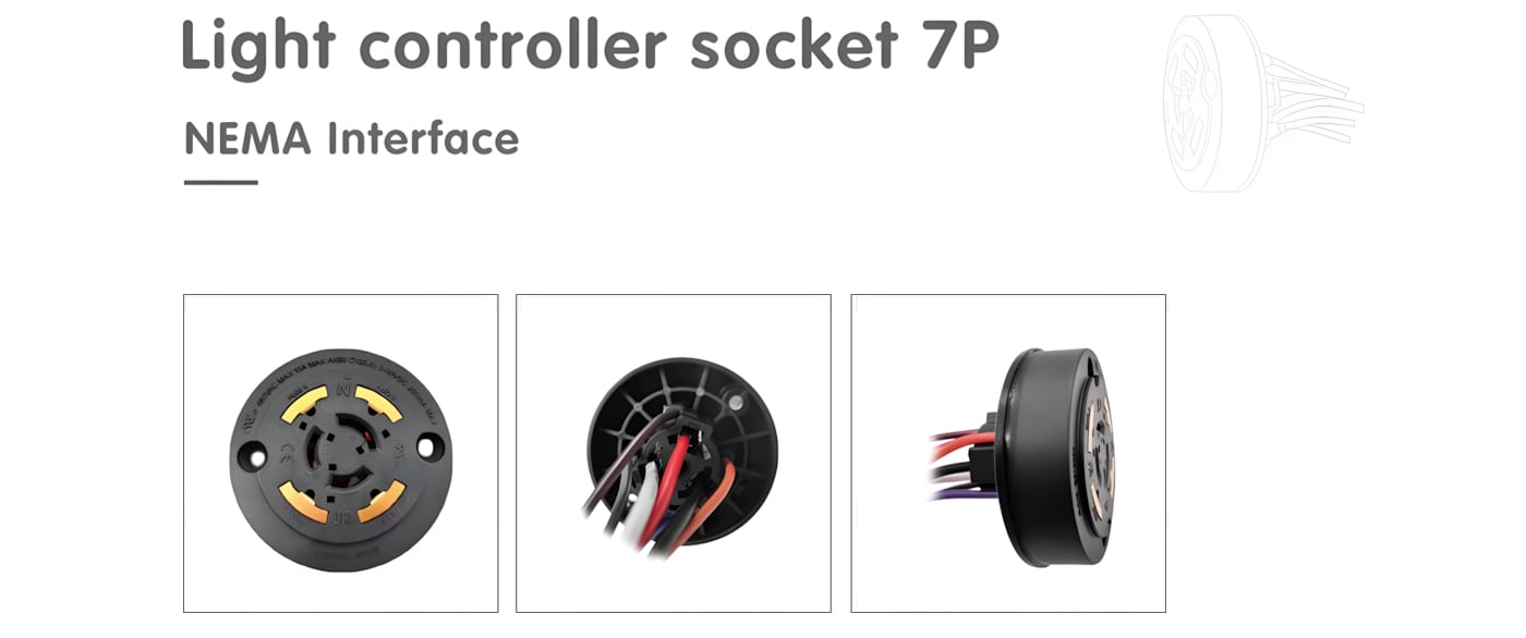 7 pin NEMA sockets