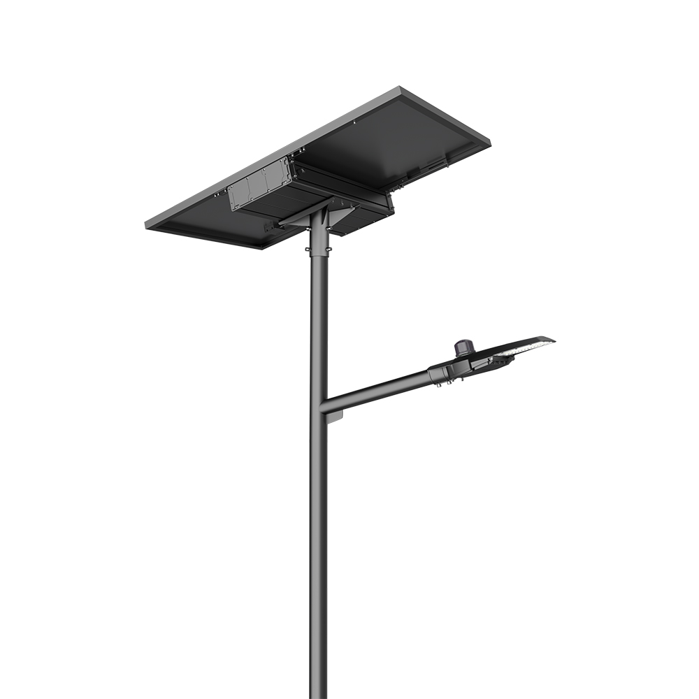 Smart semi integrated solar street light