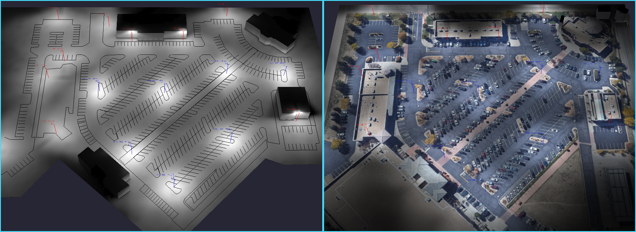 AGi32 training for parking lot lighting design